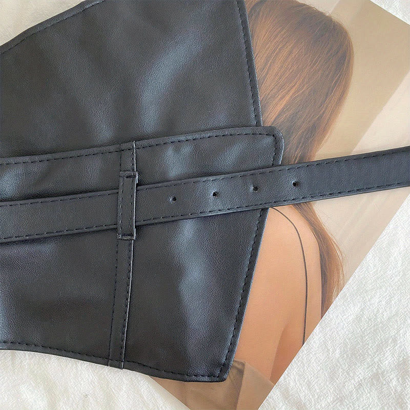 Wide Waistband For Women Leather Corset Belt - image 10
