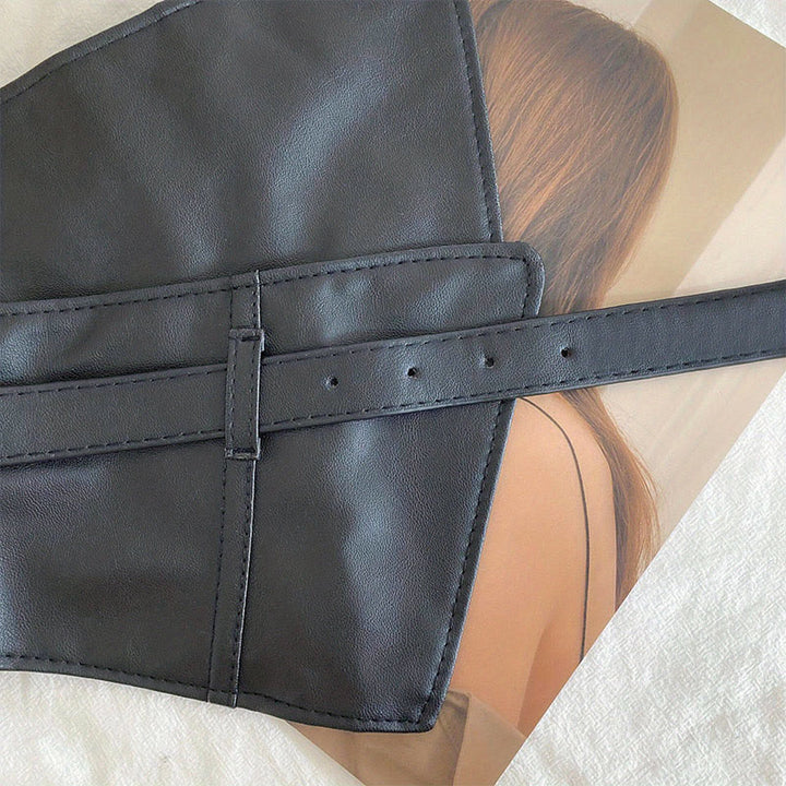 Wide Waistband For Women Leather Corset Belt - image 10
