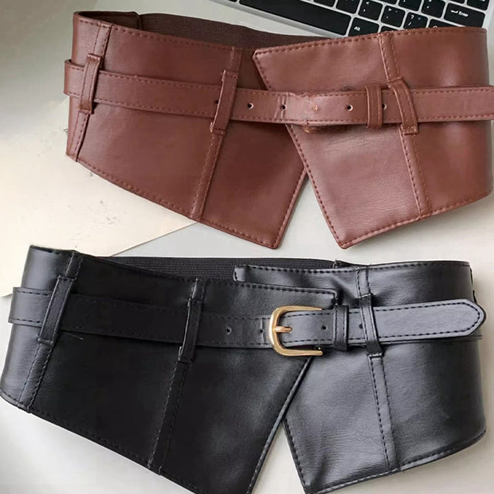 Wide Waistband For Women Leather Corset Belt - image 5