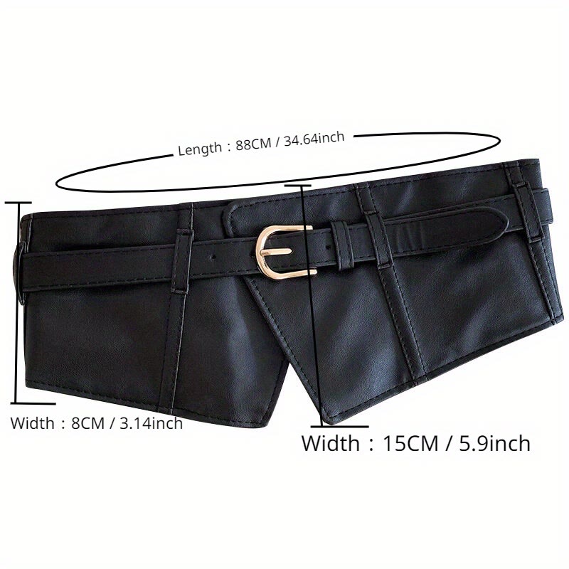 Wide Waistband For Women Leather Corset Belt - image 14