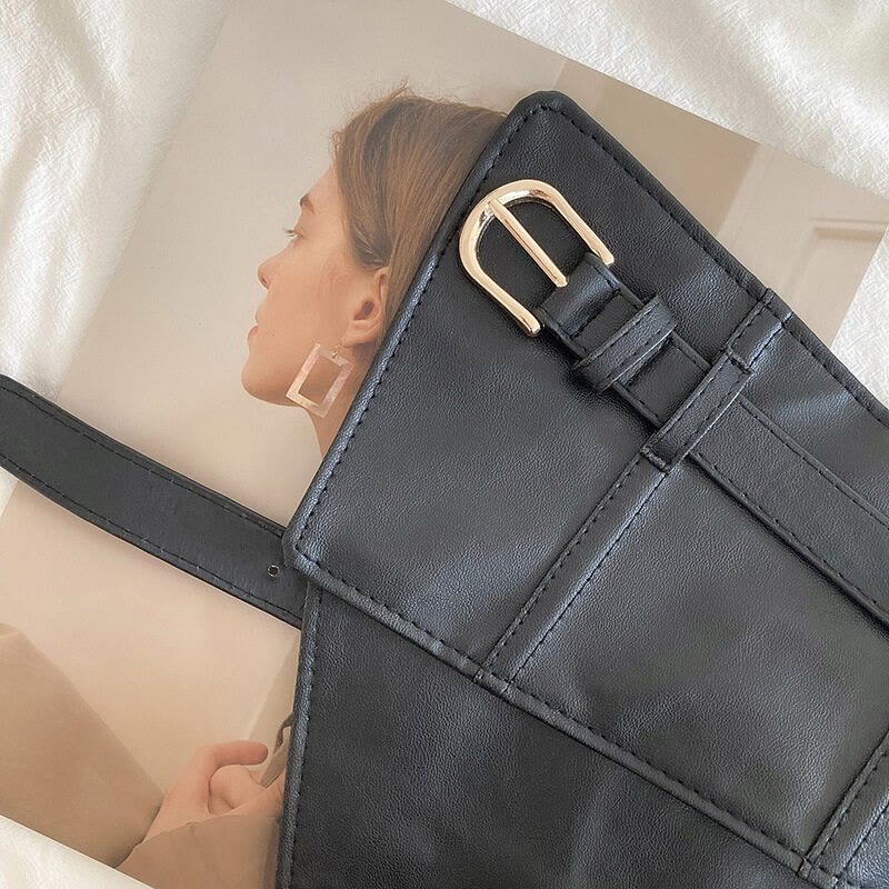 Wide Waistband For Women Leather Corset Belt - image 9