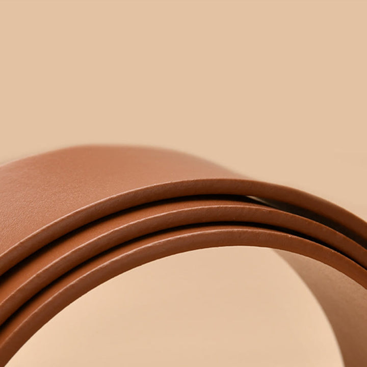 Simple Wide Waist Belt For Women Leather Knot Belt - image 10