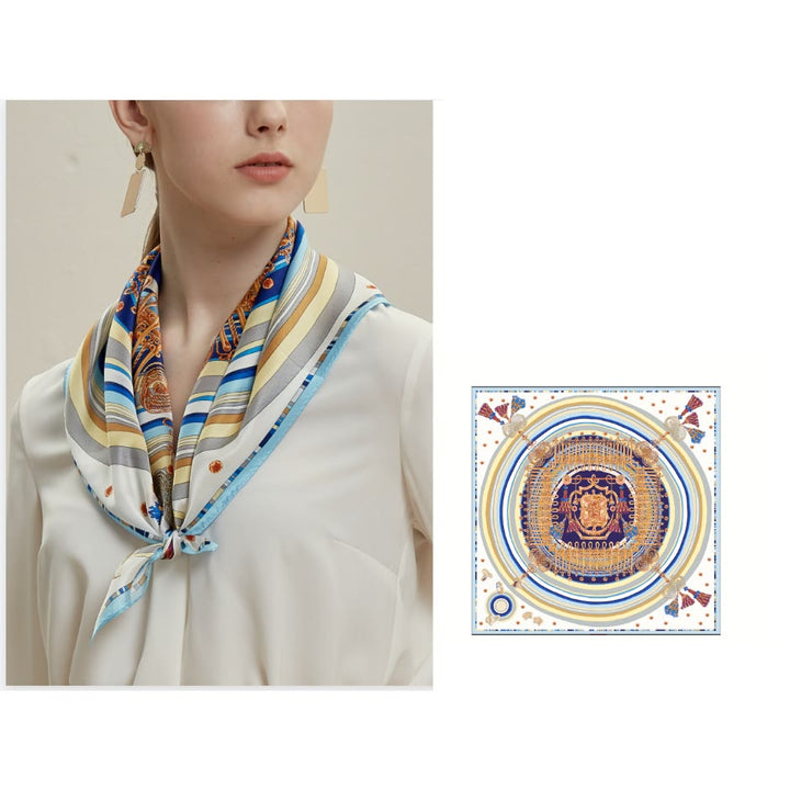 Women's Voice Hides The Heart Spring Silk Thin Scarf - image 1