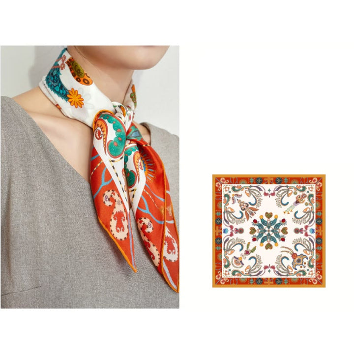 Women's National Holiday Spring Silk Thin Scarf - image 1