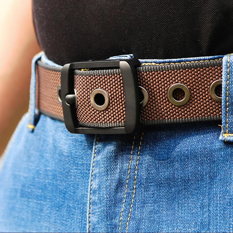 Men's Two Side Use Rotatable Buckle Sports Belt - image 2