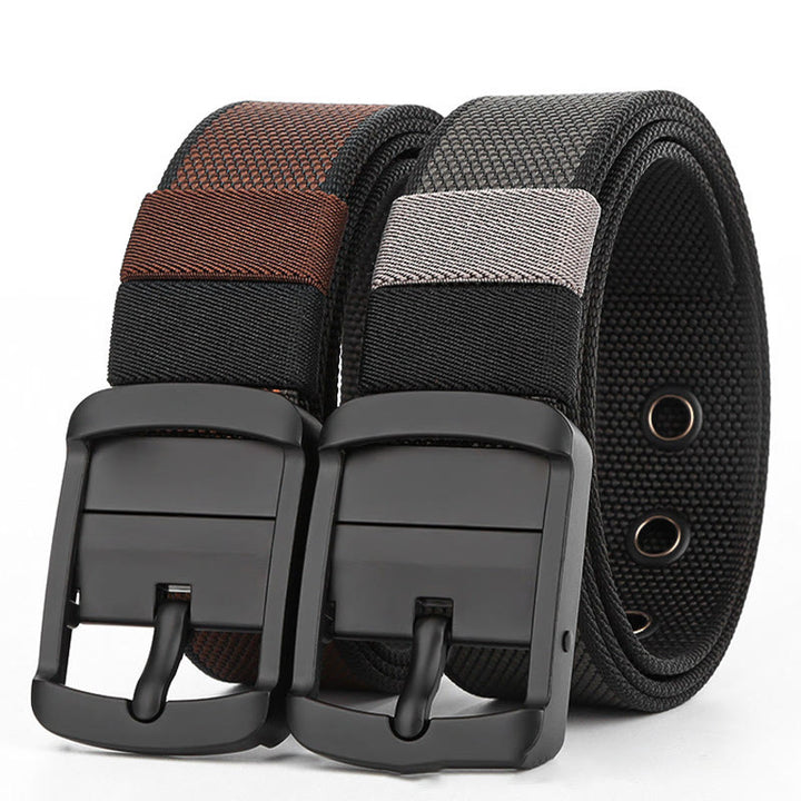 Men's Two Side Use Rotatable Buckle Sports Belt - image 3
