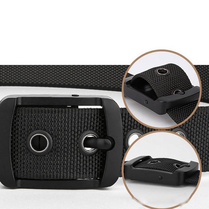 Men's Two Side Use Rotatable Buckle Sports Belt - image 6