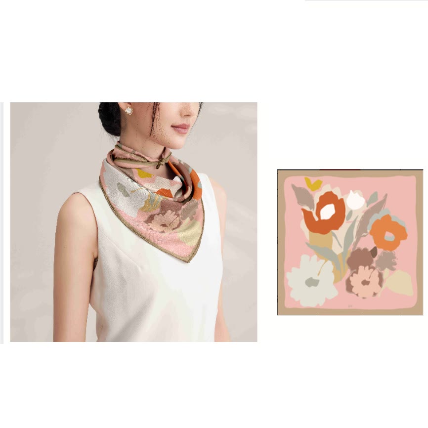 Women's The Truth About Spring Silk Thin Scarf - image 1
