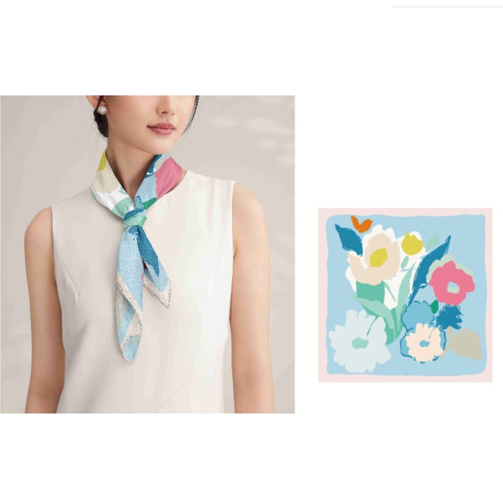 Women's The Truth About Spring Silk Thin Scarf - image 5