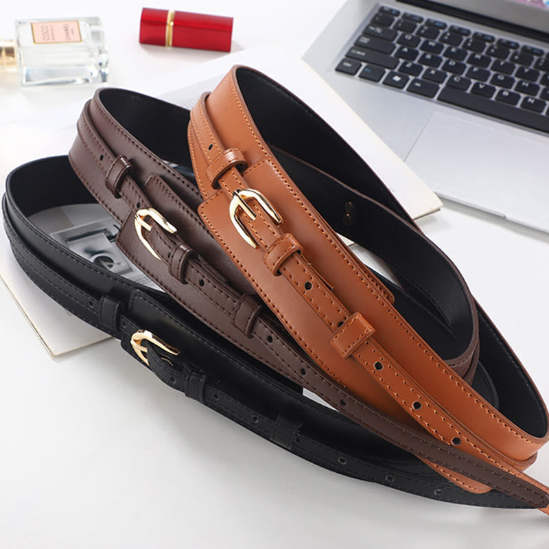 Detachable Leather Belt Women's Dual Use Corset Belt - image 8