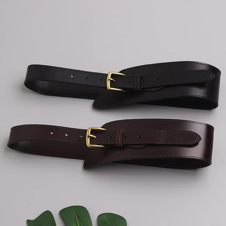Girdle Waistband Women's Genuine Leather Corset Belt - image 4