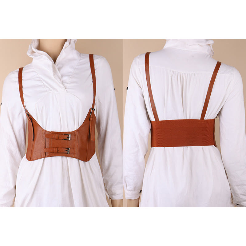 Punk Strap Corset Belt Women's Suspenders Waist Belt - image 4