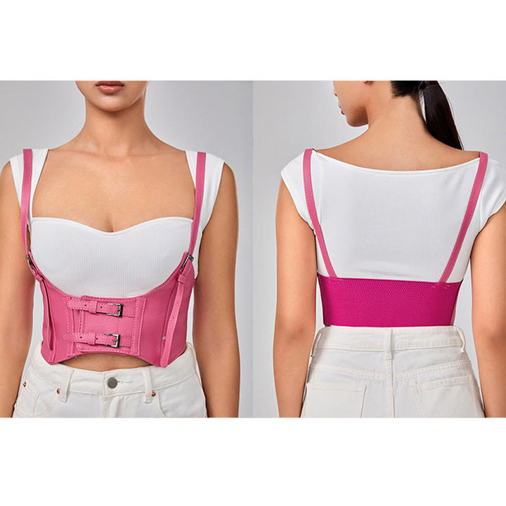 Punk Strap Corset Belt Women's Suspenders Waist Belt - image 5