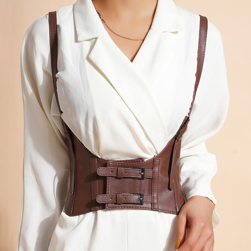 Punk Strap Corset Belt Women's Suspenders Waist Belt - image 2