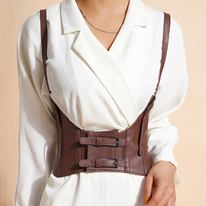 Punk Strap Corset Belt Women's Suspenders Waist Belt - image 2
