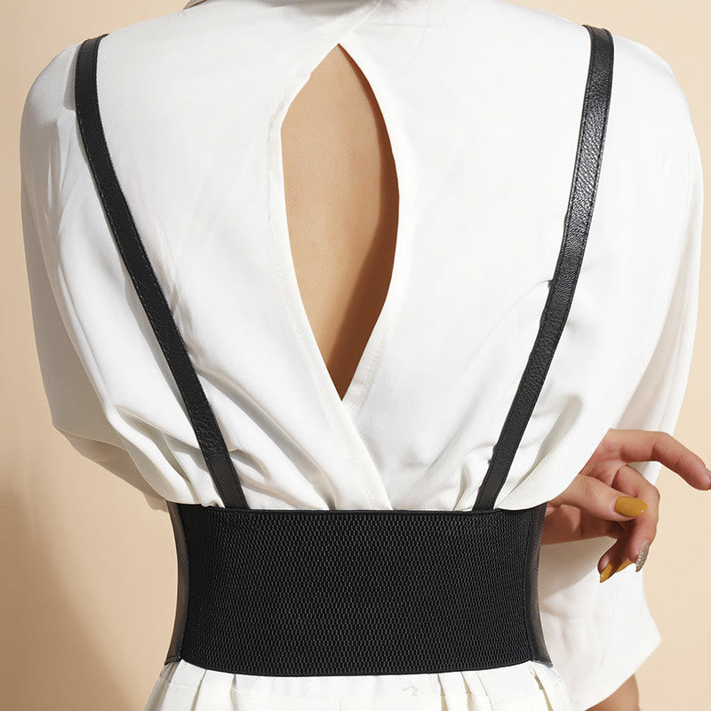 Punk Strap Corset Belt Women's Suspenders Waist Belt - image 1