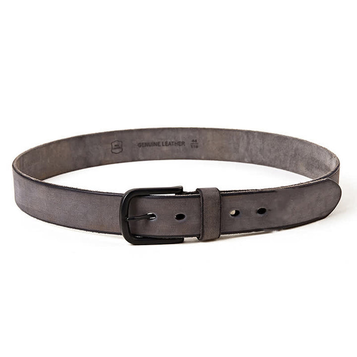 Men's Minimalist Style Dull Polish Leather Belt - image 17
