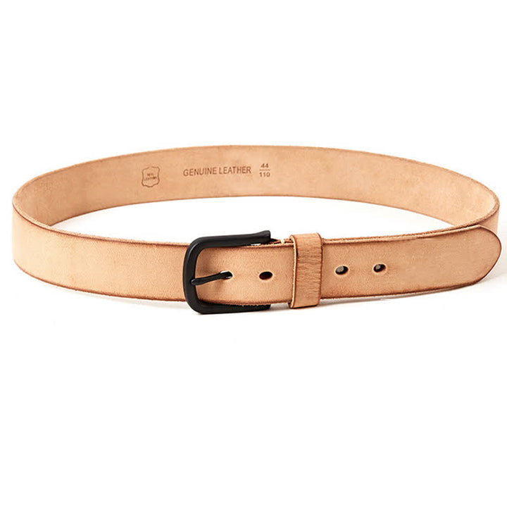 Men's Minimalist Style Dull Polish Leather Belt - image 11