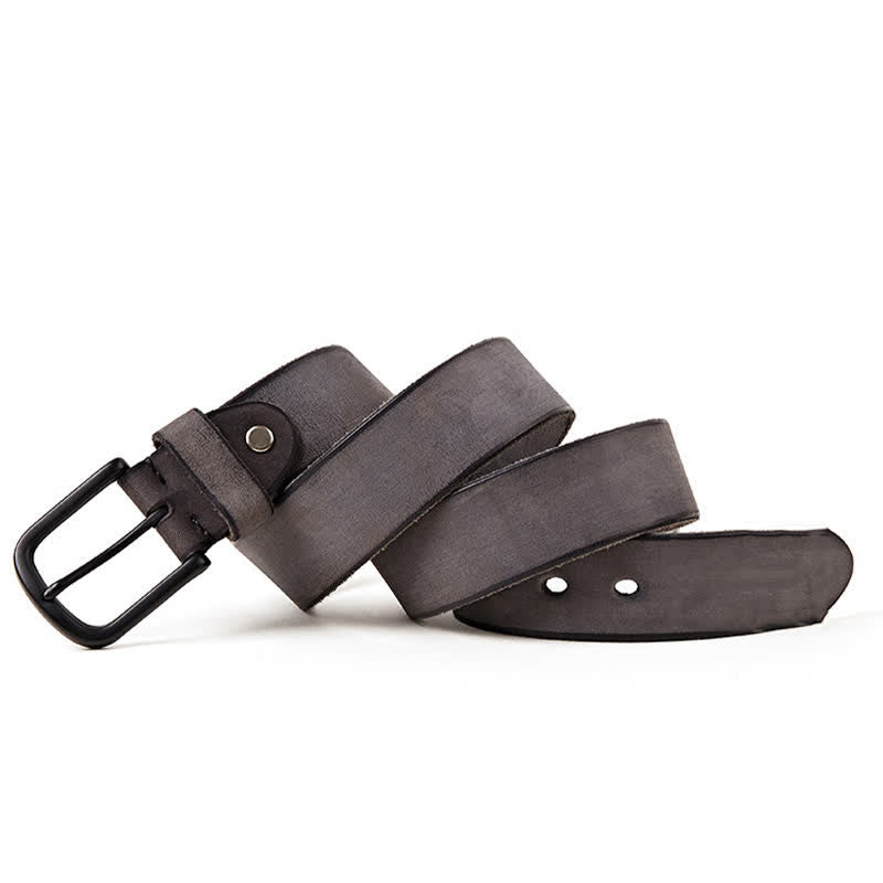 Men's Minimalist Style Dull Polish Leather Belt - image 16