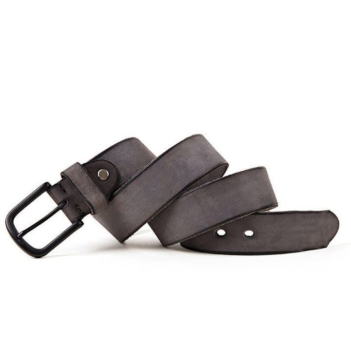 Men's Minimalist Style Dull Polish Leather Belt - image 16