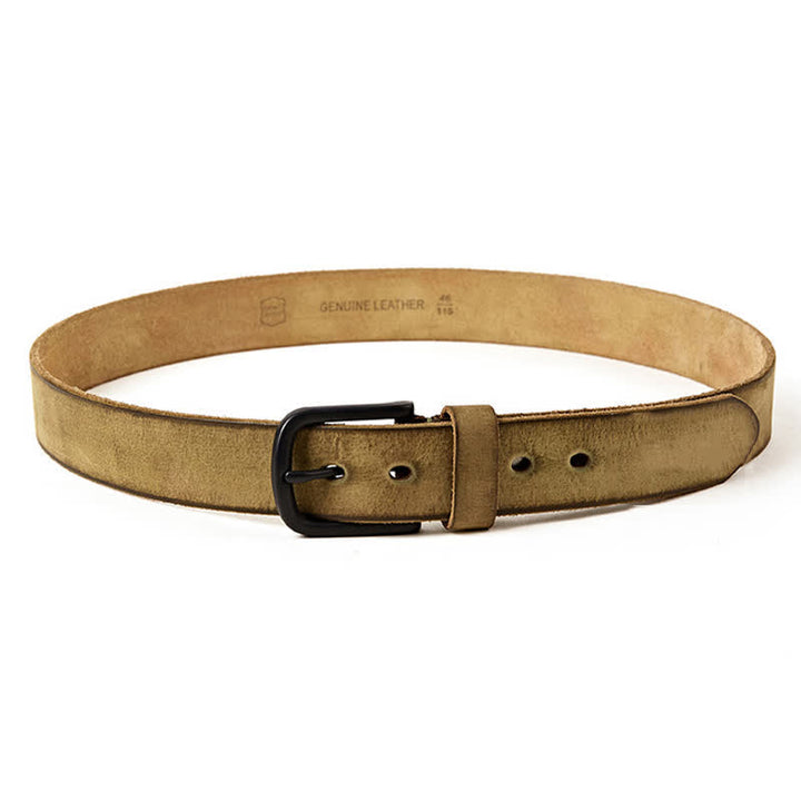 Men's Minimalist Style Dull Polish Leather Belt - image 14