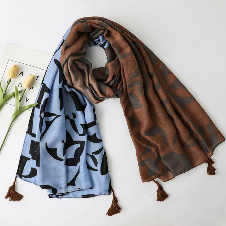 Vacation Style Beach Shawl Tassels Thin Scarf - Style #8 - image 7