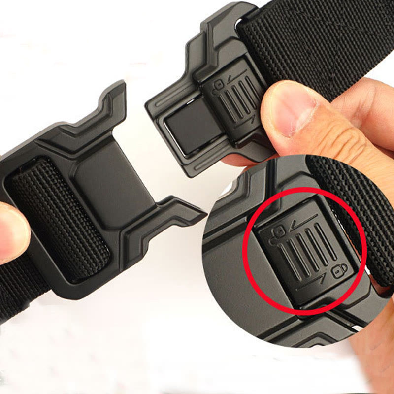 Men's Tactical Belt Elastic Quick Release Nylon Belt - image 3