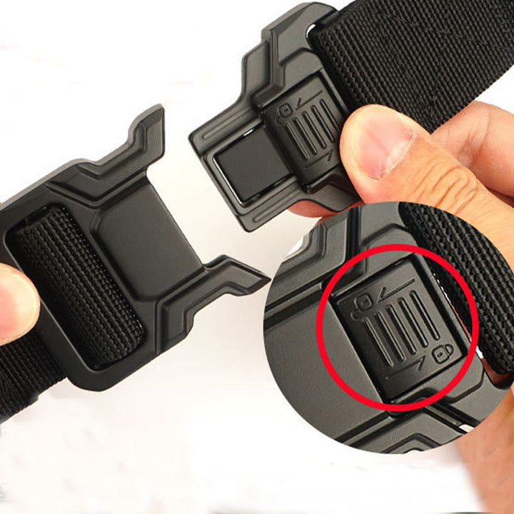Men's Tactical Belt Elastic Quick Release Nylon Belt - image 3