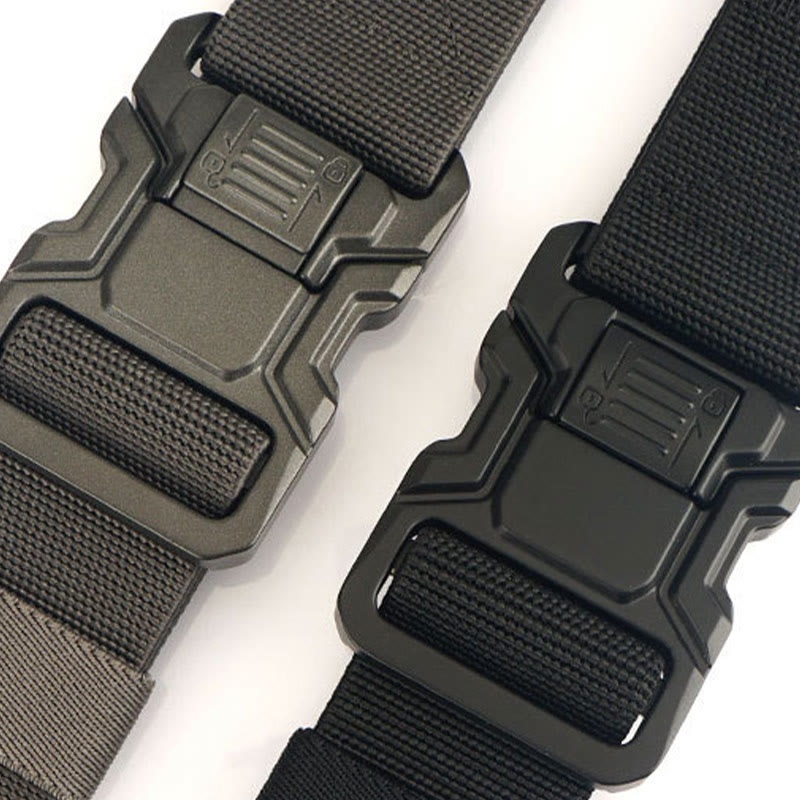 Men's Tactical Belt Elastic Quick Release Nylon Belt - image 6
