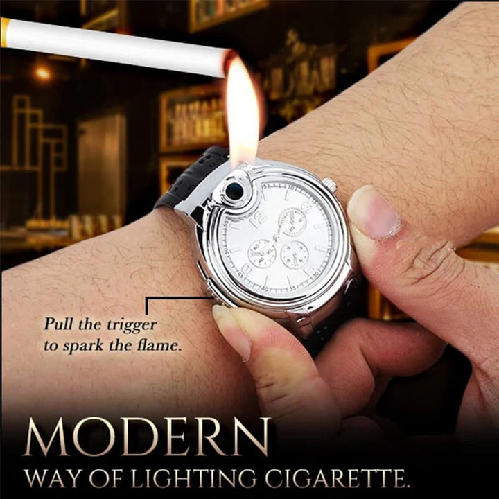 Luxurious Wrist Watch Refillable Butane Lighter  - image 2