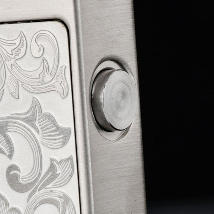 Creative One-touch Ignition Carving Refillable Kerosene Lighter - image 4