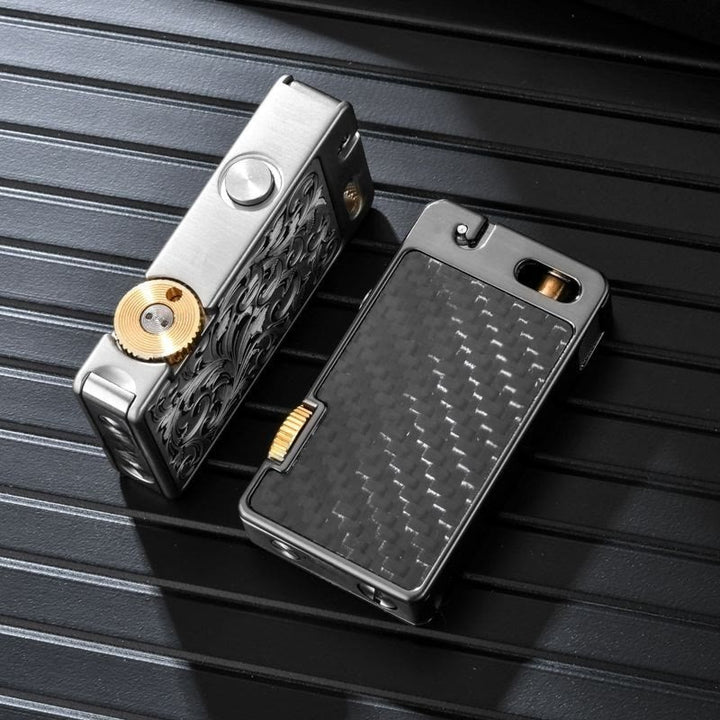 Creative One-touch Ignition Carving Refillable Kerosene Lighter - image 7