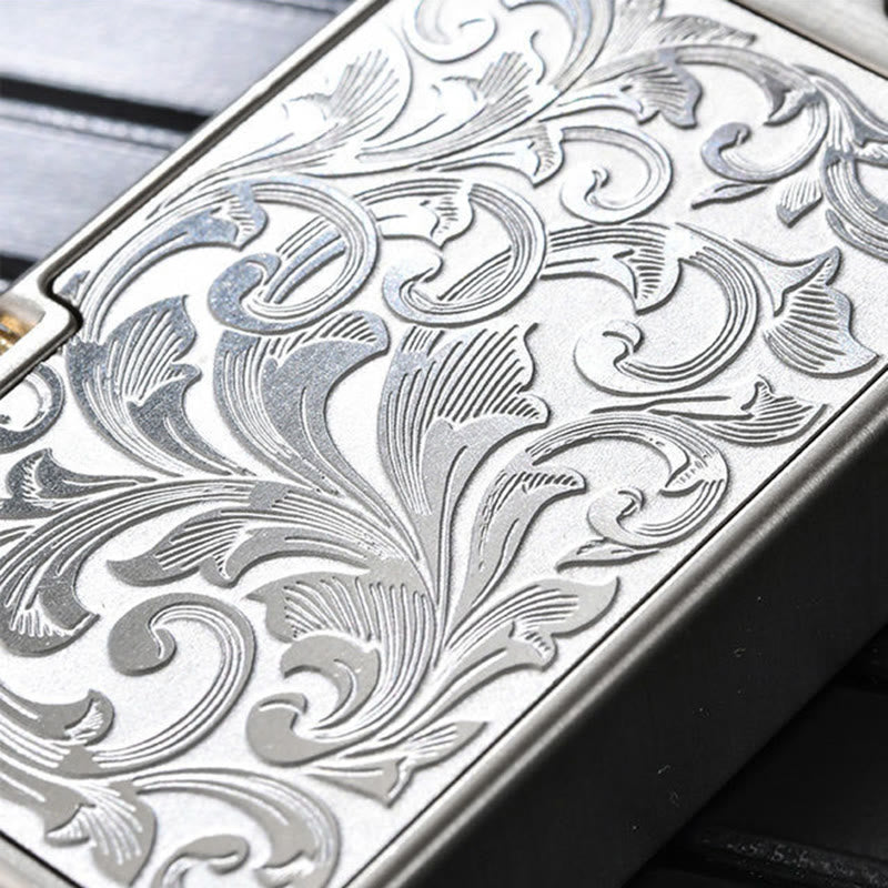 Creative One-touch Ignition Carving Refillable Kerosene Lighter - image 6