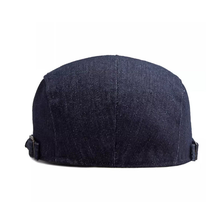 Classic Denim Adjustable Golf Flat Hat Beret Cap - image 4