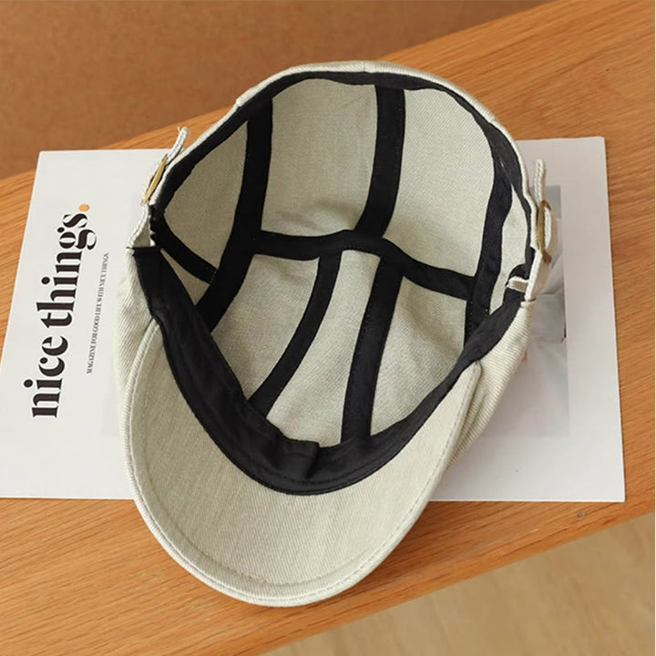 Fashion Denim Newsboy Flat Cap Beret Cap - image 5