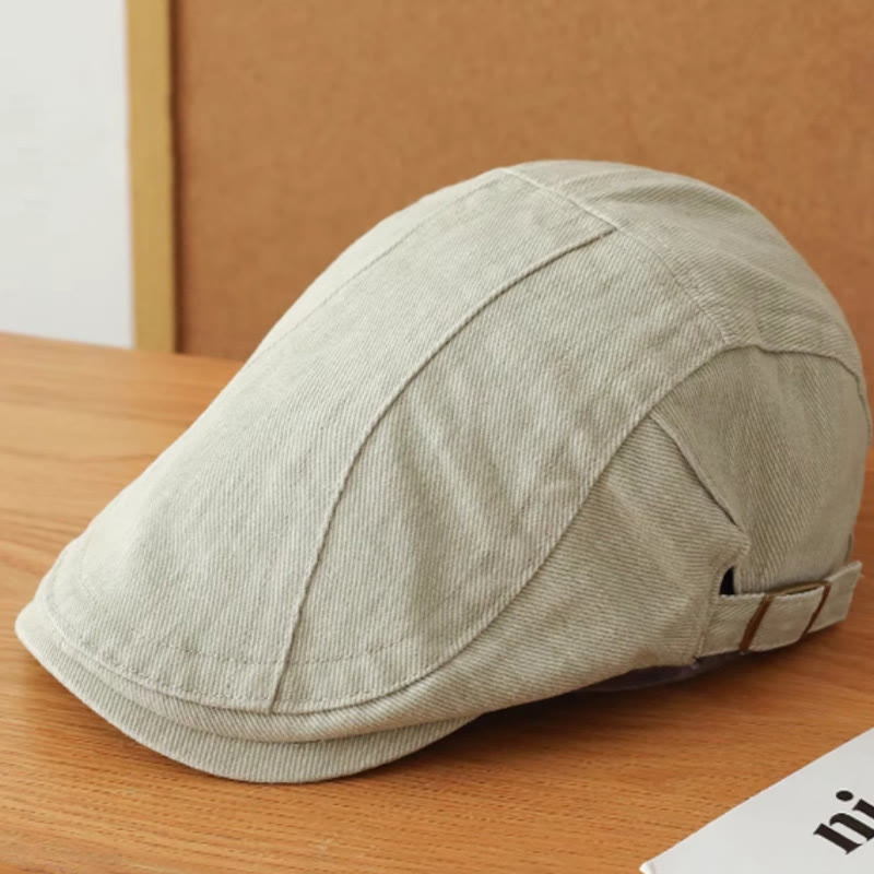 Fashion Denim Newsboy Flat Cap Beret Cap - image 4