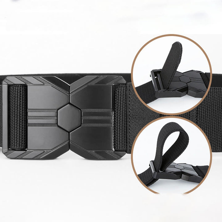 Men's Tactical Belt Elastic Quick Release Waistband - image 5