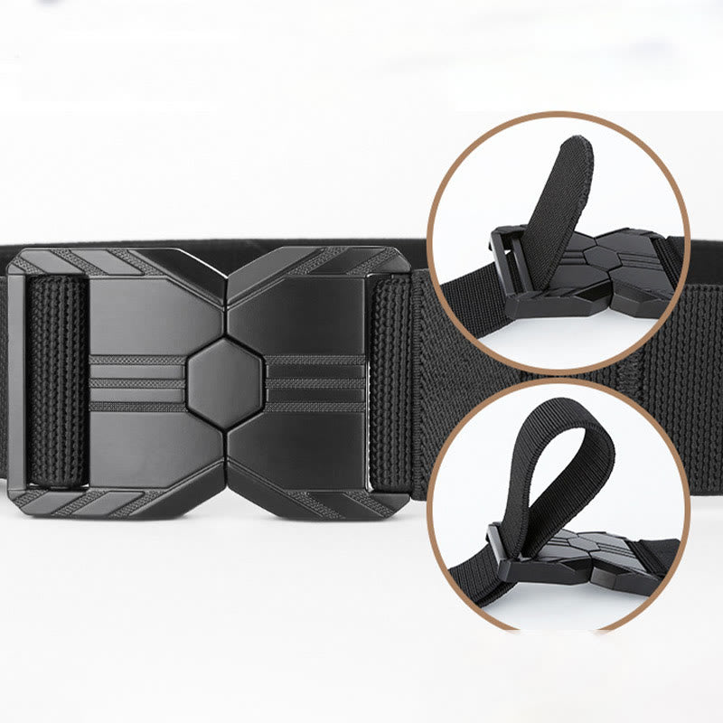 Men's Tactical Belt Elastic Quick Release Waistband - image 5