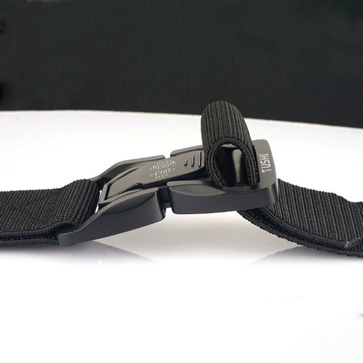 Men's Outdoor Tactical Belt Elastic Quick Release Waistband - image 3