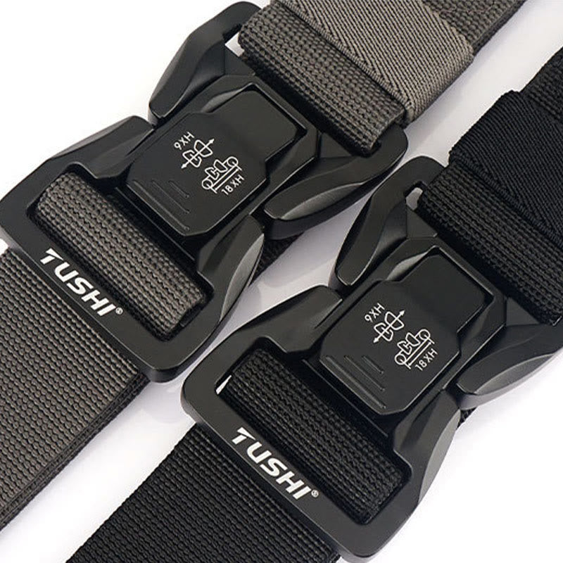 Men's Outdoor Tactical Belt Elastic Quick Release Waistband - image 7