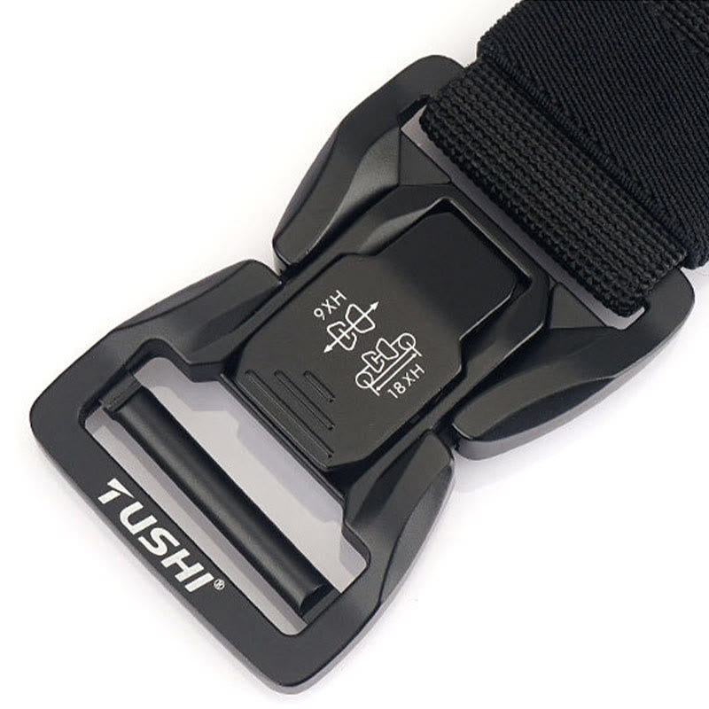 Men's Outdoor Tactical Belt Elastic Quick Release Waistband - image 6