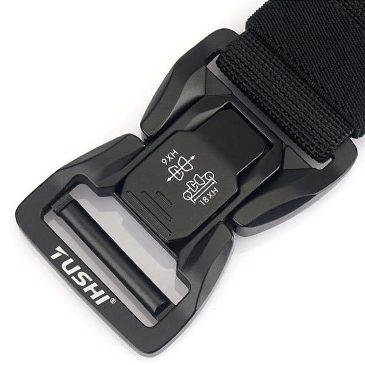 Men's Outdoor Tactical Belt Elastic Quick Release Waistband - image 6