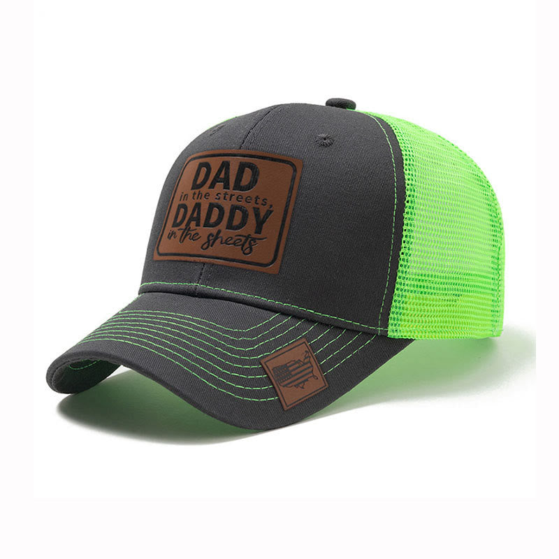 Dad In The Street Adjustable Trucker Hat - Green - Adjustable (About 22 7/8"-24 1/2") - image 3