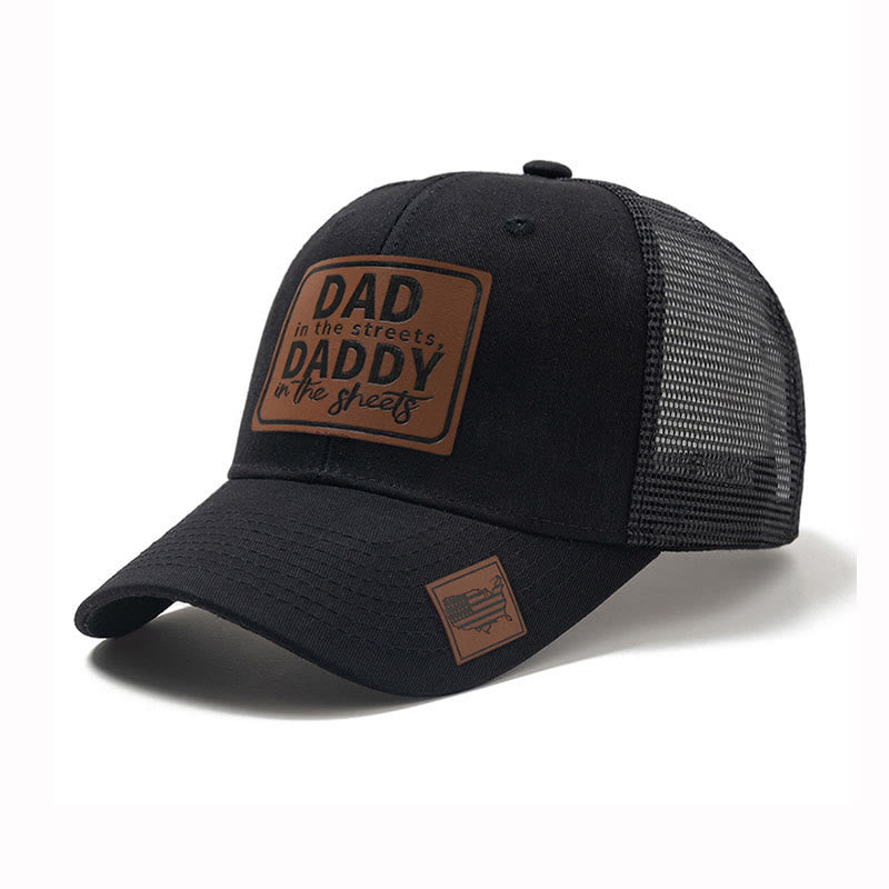 Dad In The Street Adjustable Trucker Hat - Black - Adjustable (About 22 7/8"-24 1/2") - image 0