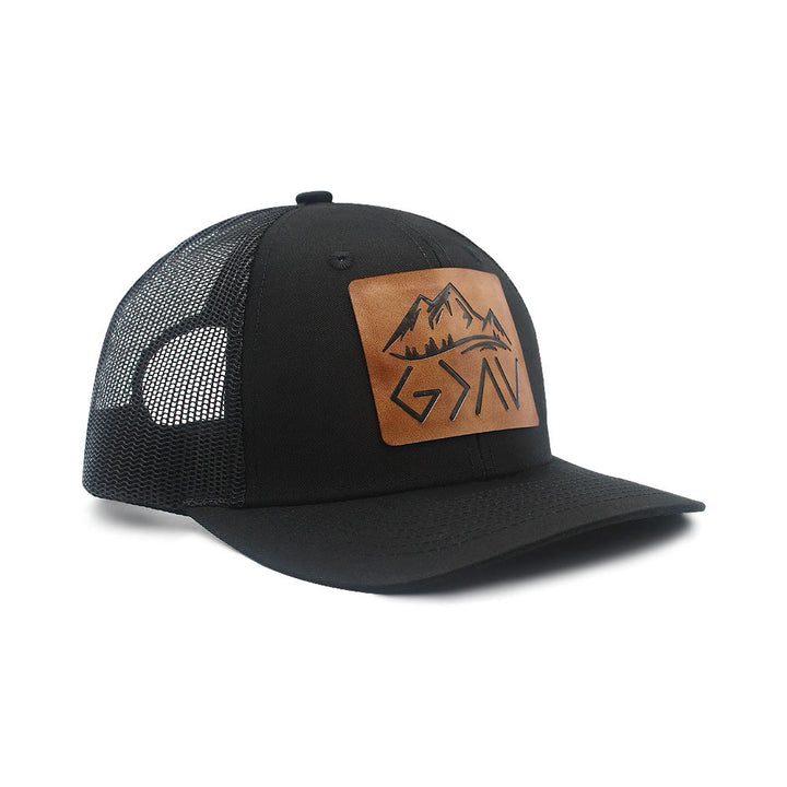 God Is Greater Than The Highs And Lows Adjustable Trucker Hat