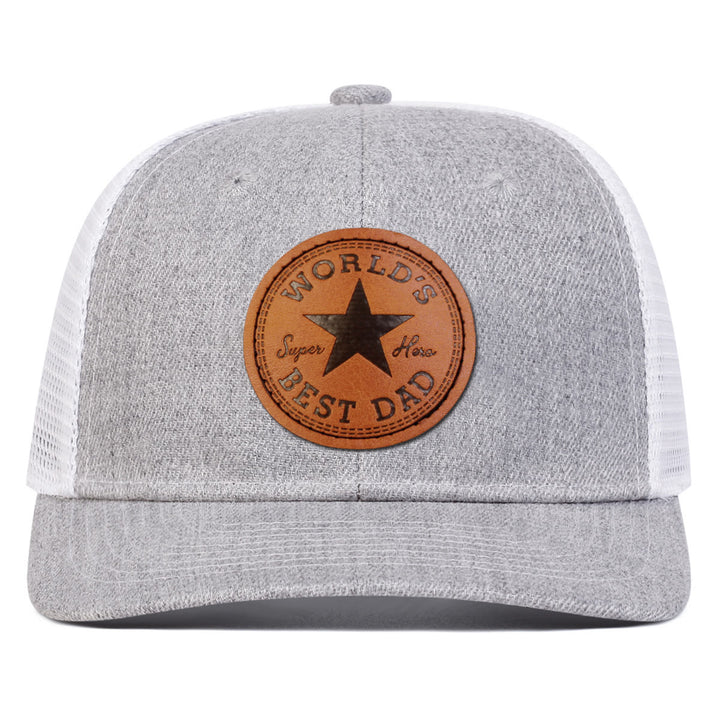 Mens World's Best Dad Adjustable Trucker Hat - image 2