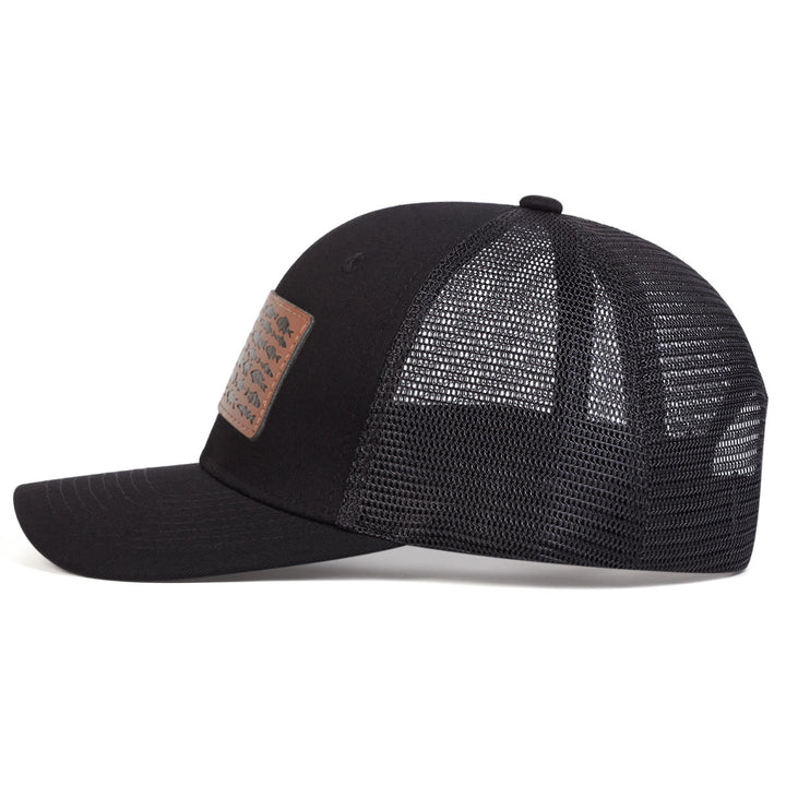 Fish And Flag Adjustable Men's Outdoor Trucker Hat - image 3