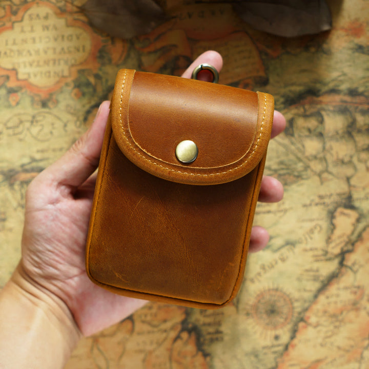 Mini Coin Purse Retro Hanging Storage Belt Bag - image 0