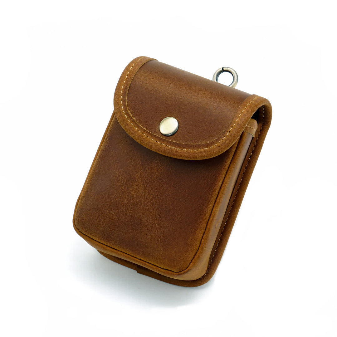 Mini Coin Purse Retro Hanging Storage Belt Bag - Brown - image 2