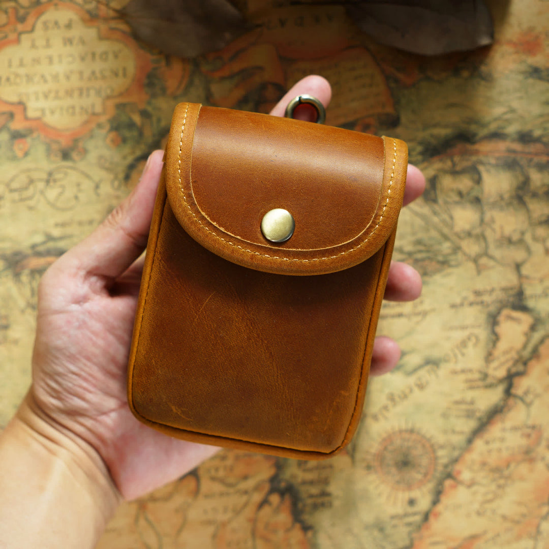 Mini Coin Purse Retro Hanging Storage Belt Bag - image 0